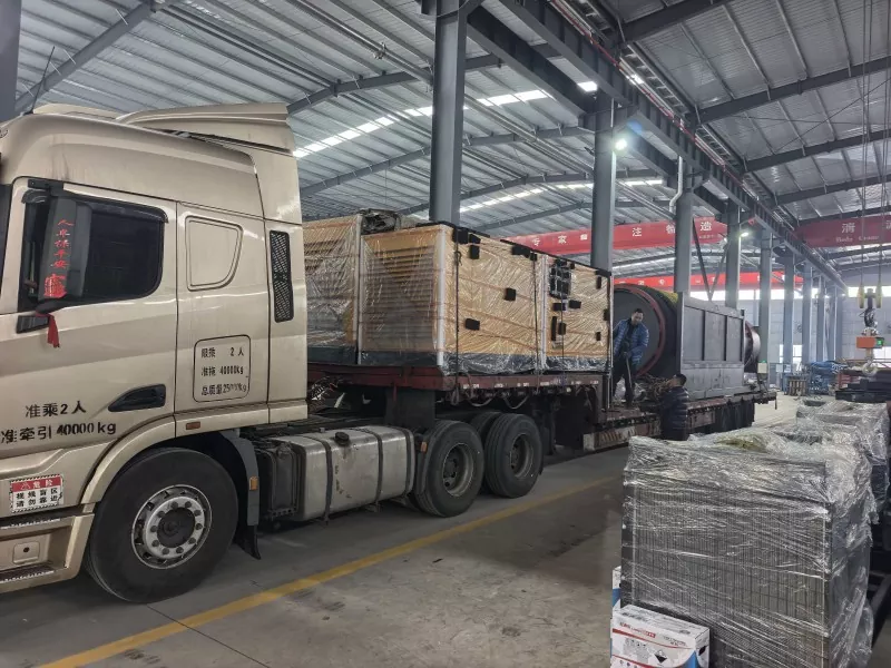 Jinqi Mining Machinery liefert eine Charge von Trommeltrenn- und Unterstützungsgeräten nach Russland