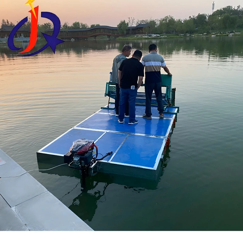Wie verbessert ein kleiner Mini-Wasser-Unkrauterntegerät die Unkrautentfernung in kleinen Wasserstraßen?