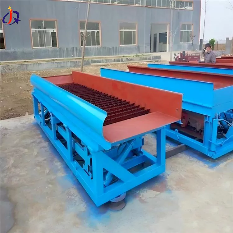 Pulsierende Schwemmgoldschleuse